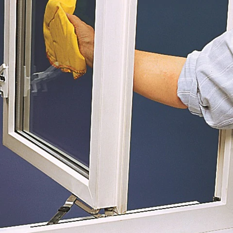 how to clean uPVC windows and frames